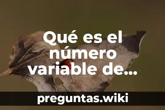 Qué es el número variable de repeticiones en tándem