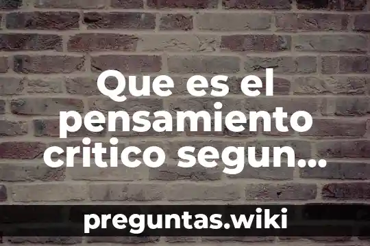 Que es el pensamiento critico segun socrates