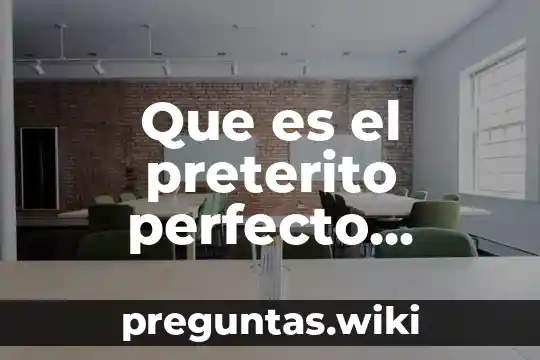 Que es el preterito perfecto simple del modo indicativo