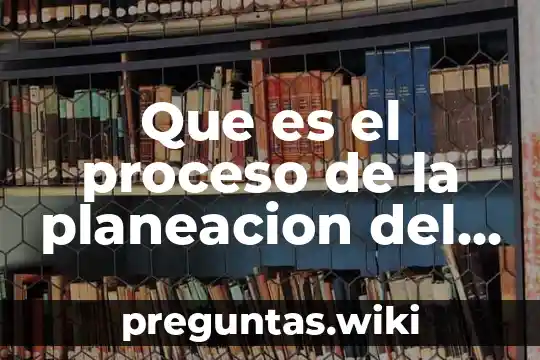 Que es el proceso de la planeacion del capital humano