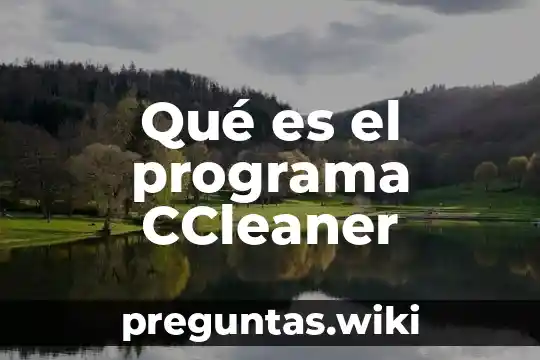 Qué es el programa CCleaner