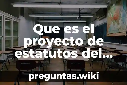Que es el proyecto de estatutos del ateneo