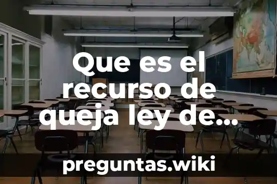 Que es el recurso de queja ley de amparo