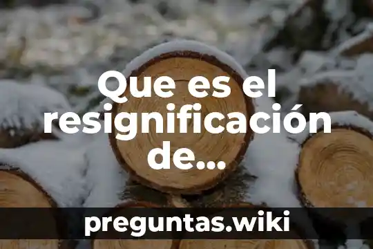 Que es el resignificación de conocimientos