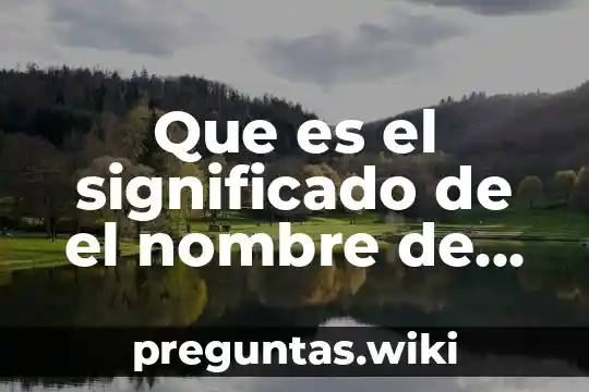 Que es el significado de el nombre de david
