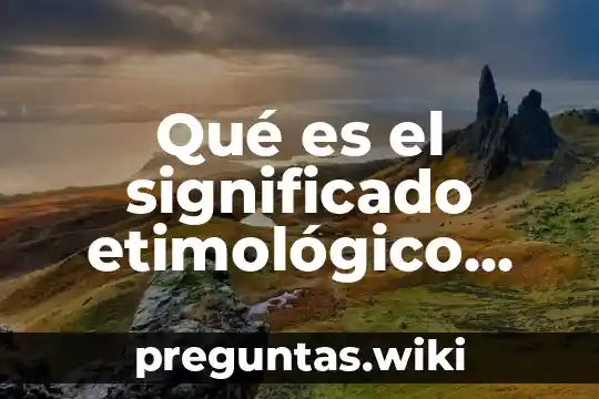 Qué es el significado etimológico del término filosofía