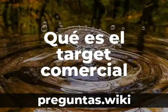 Qué es el target comercial