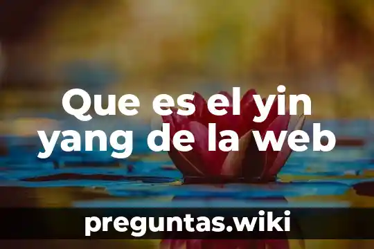 Que es el yin yang de la web