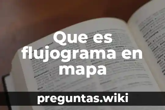 Que es flujograma en mapa