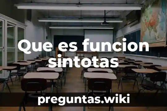 Que es funcion sintotas