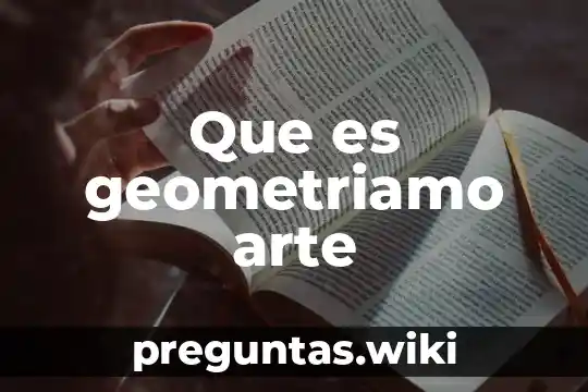 Que es geometriamo arte