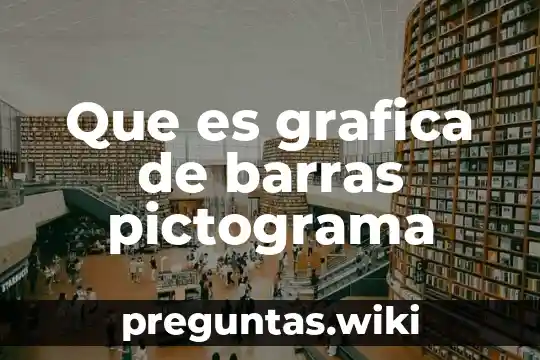 Que es grafica de barras pictograma