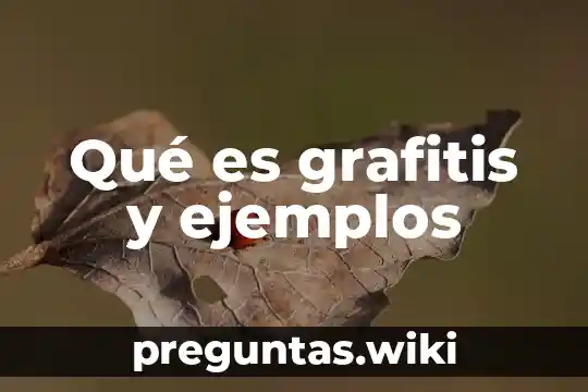 Qué es grafitis y ejemplos