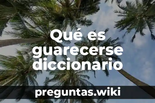 Qué es guarecerse diccionario