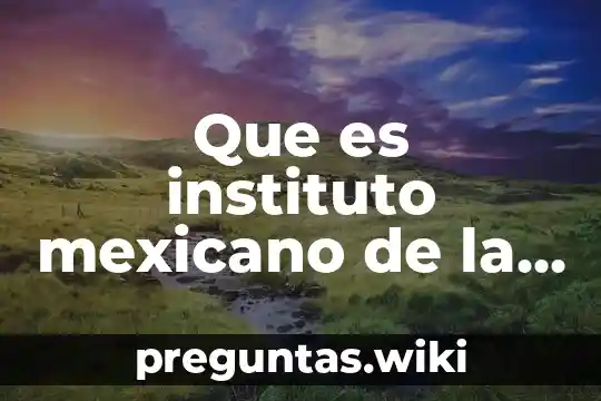 Que es instituto mexicano de la propiedad intelectual impi