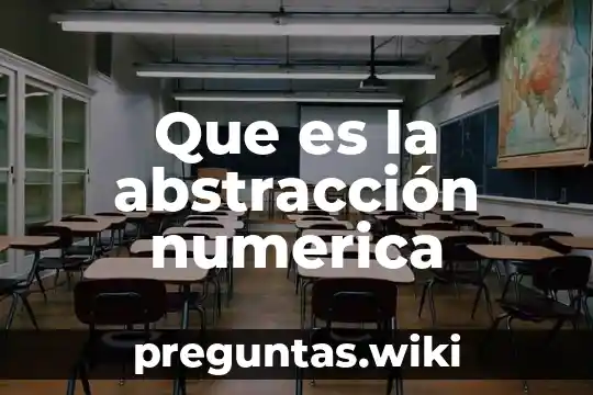 Que es la abstracción numerica