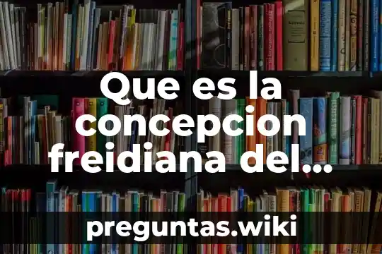 Que es la concepcion freidiana del sentido comun