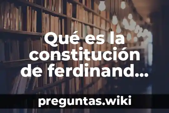 Qué es la constitución de ferdinand lasalle resumen