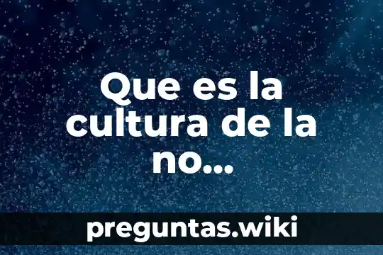 Que es la cultura de la no discriminacion