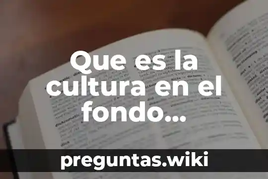 Que es la cultura en el fondo monetario internacional