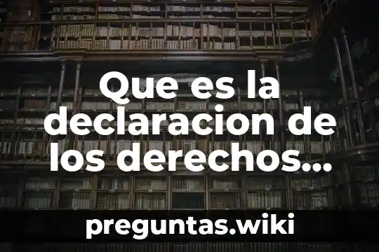 Que es la declaracion de los derechos de virginia