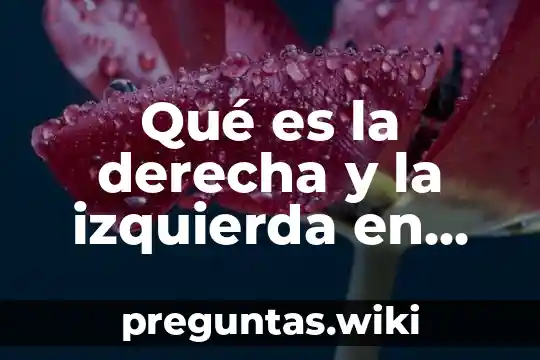 Qué es la derecha y la izquierda en chile