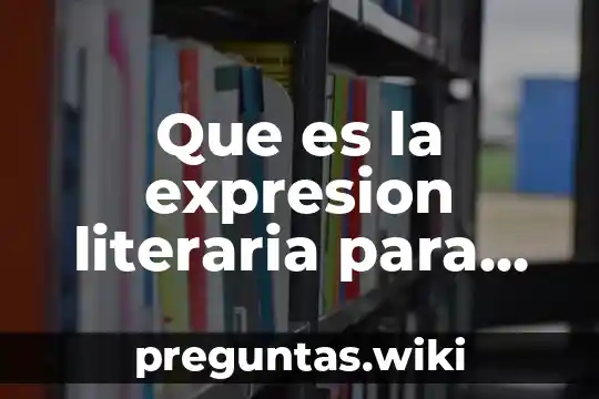 Que es la expresion literaria para niños de maternal