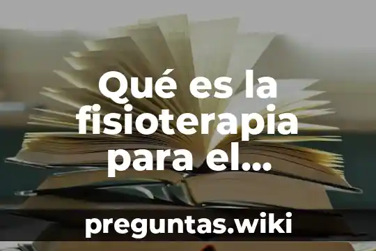 Qué es la fisioterapia para el publicidad