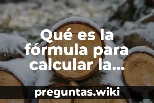 Qué es la fórmula para calcular la masa corporal