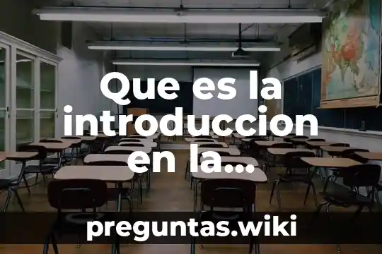 Que es la introduccion en la investigacion