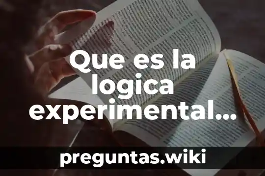 Que es la logica experimental de pareto