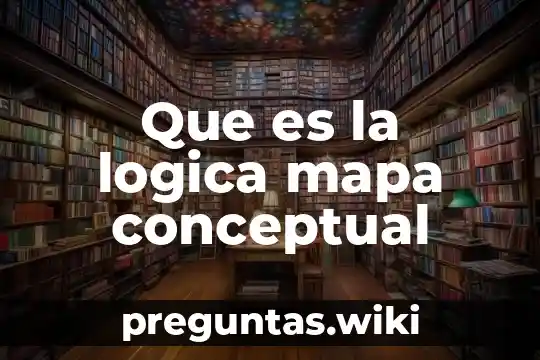 Que es la logica mapa conceptual
