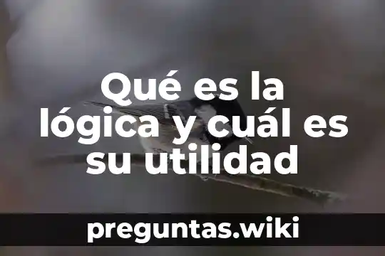 Qué es la lógica y cuál es su utilidad