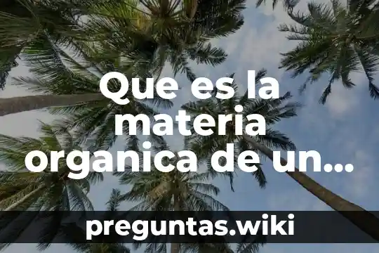 Que es la materia organica de un hueso
