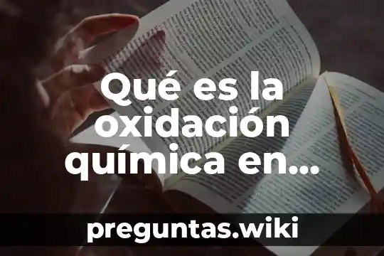 Qué es la oxidación química en geología definición
