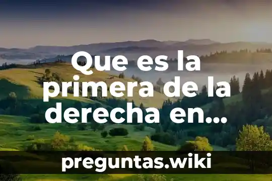 Que es la primera de la derecha en francia