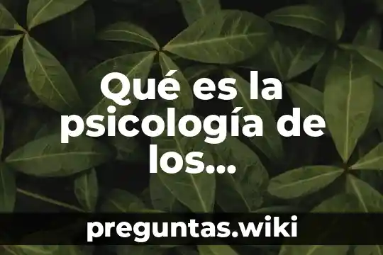 Qué es la psicología de los movimientos sociales