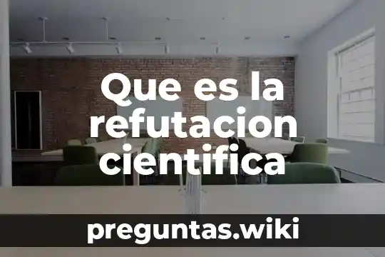 Que es la refutacion cientifica