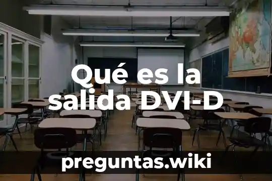 Qué es la salida DVI-D