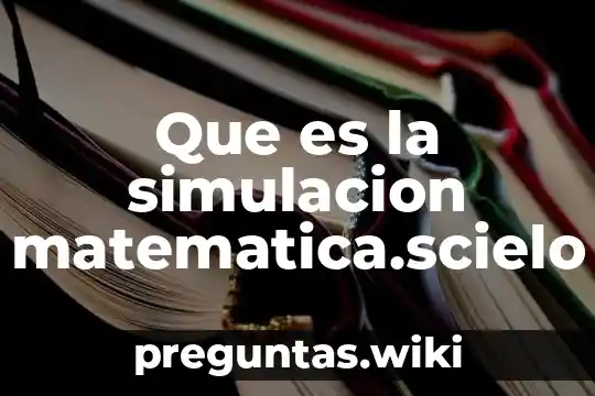 Que es la simulacion matematica.scielo