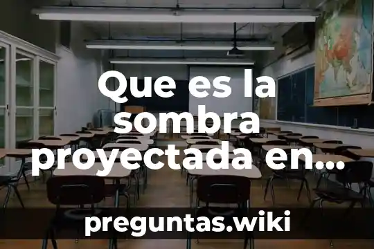 Que es la sombra proyectada en el dibujo