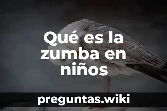 Qué es la zumba en niños