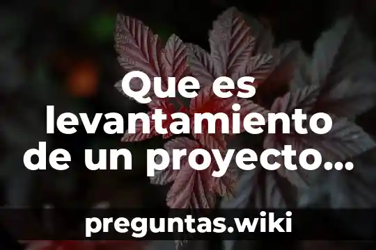 Que es levantamiento de un proyecto de un cableado estructurado