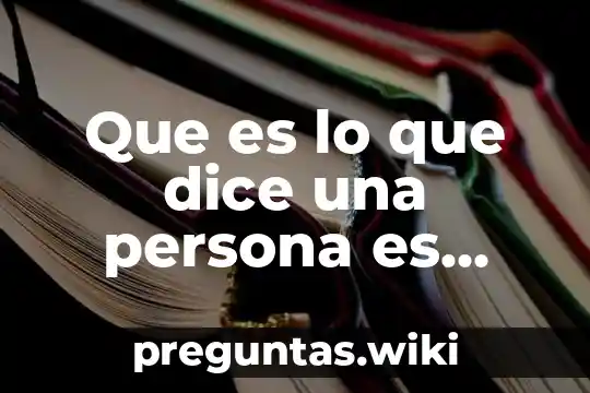 Que es lo que dice una persona es agredida