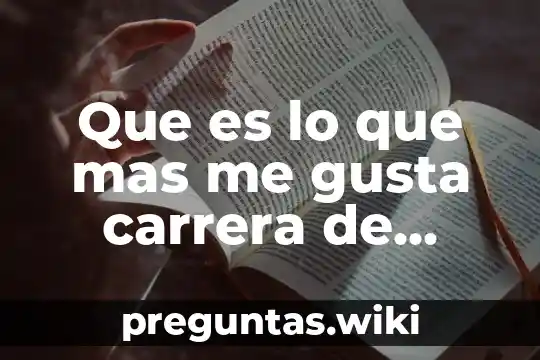 Que es lo que mas me gusta carrera de arquitectura