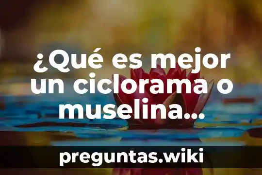 ¿Qué es mejor un ciclorama o muselina negra?