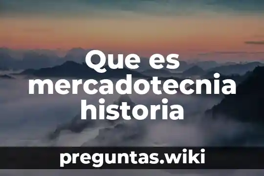 Que es mercadotecnia historia