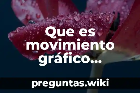 Que es movimiento gráfico rafoscopia