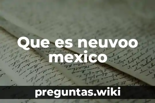 Que es neuvoo mexico