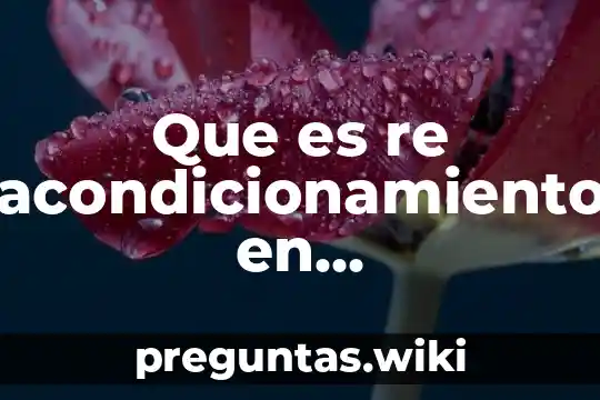 Que es re acondicionamiento en arquitectura